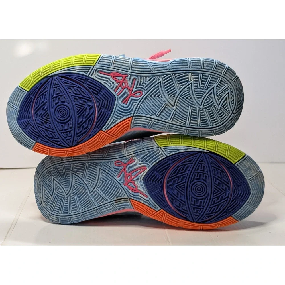 Nike Kyrie 6 Pre-Heat Unite Second To None Blue Pink CZ4686-409 Size 4.5Y Kids